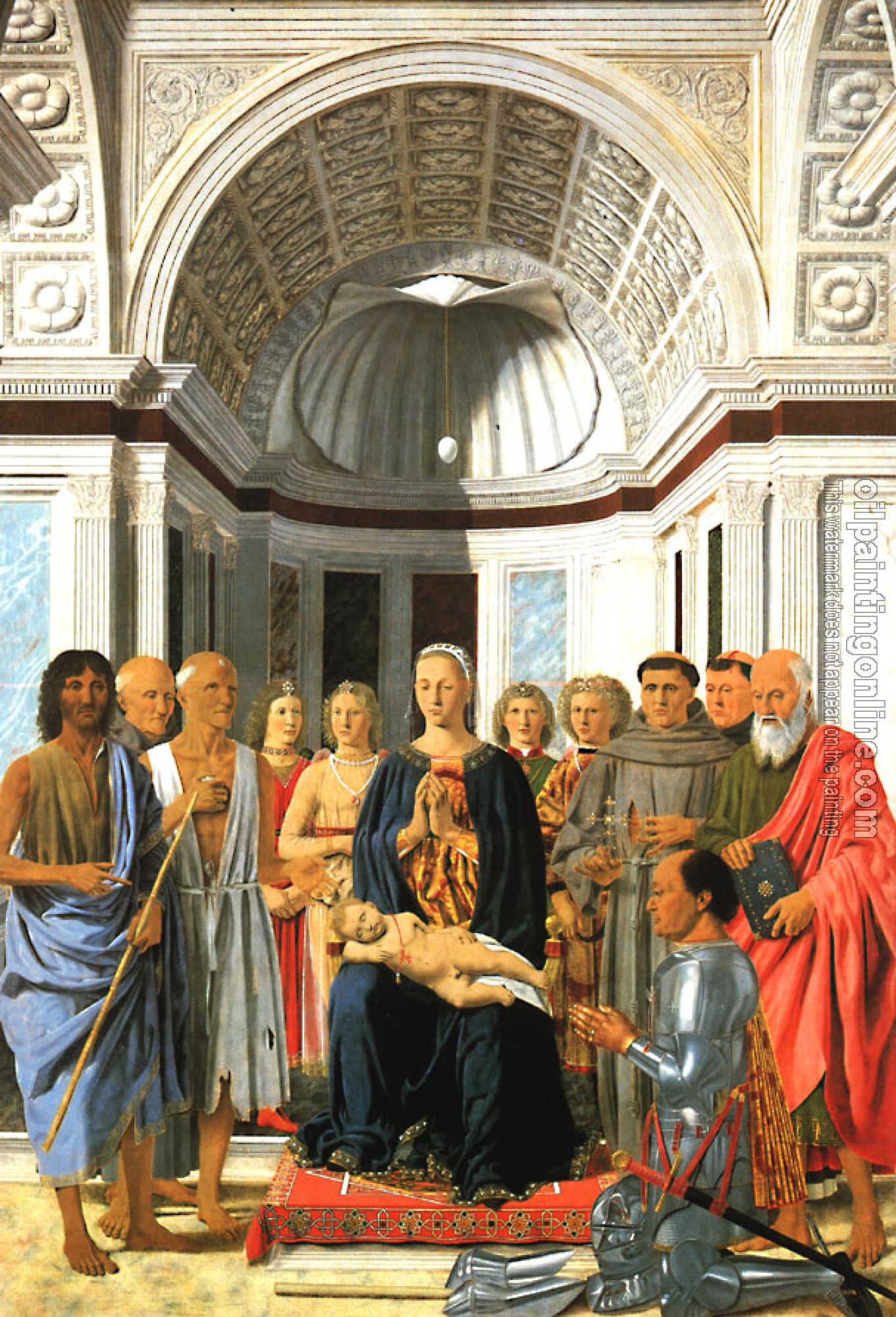 Francesca, Piero della - Montefeltro Altarpiece